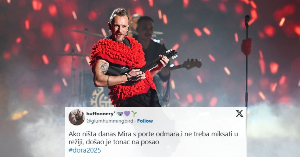 Hrvati se na X-u šalili nakon drugog polufinala Dore: "Tonac došao na posao"