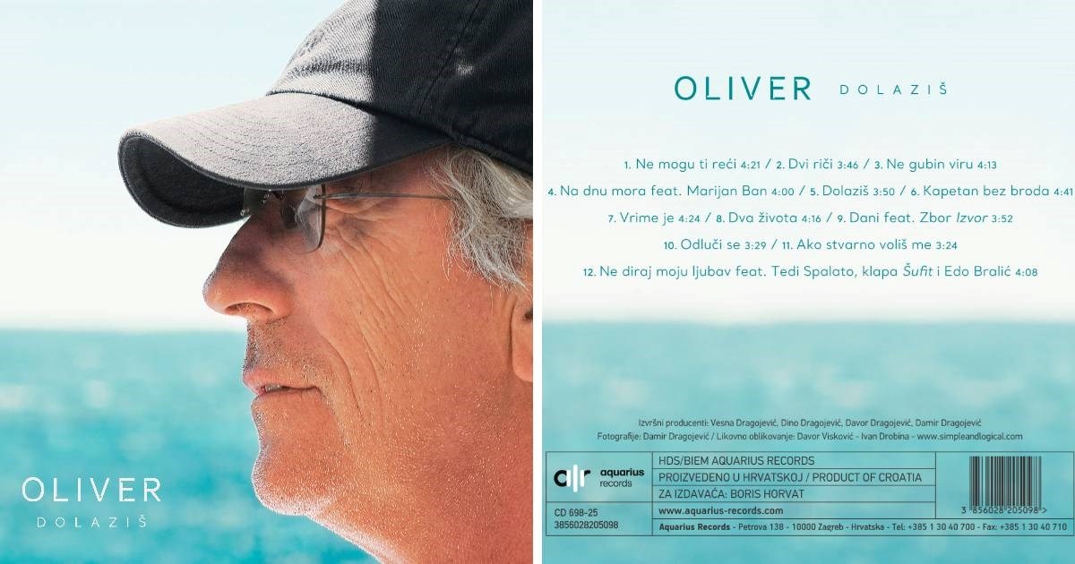 Objavljen posthumni album Oliver Dragojevića, zove se Dolaziš