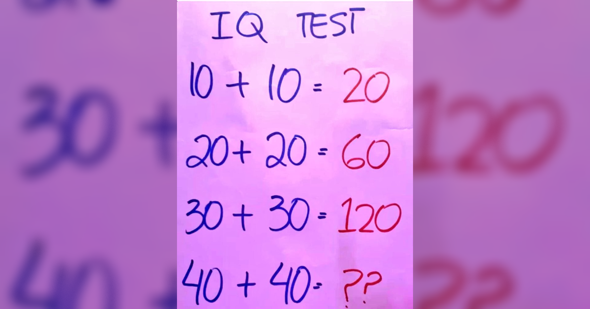 Matematička mozgalica zbunila ljude. Znate li točan odgovor?