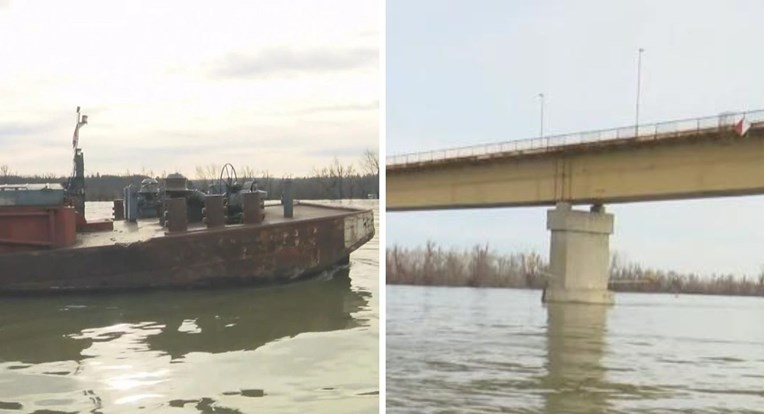 Opet kreće promet preko mosta koji spaja Hrvatsku i Srbiju. Jučer u njega udario brod