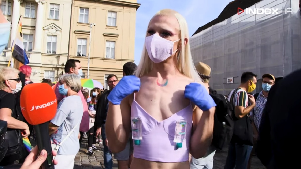 VIDEO Pogledajte kako su se dezinficirali na zagrebačkoj Povorci ponosa