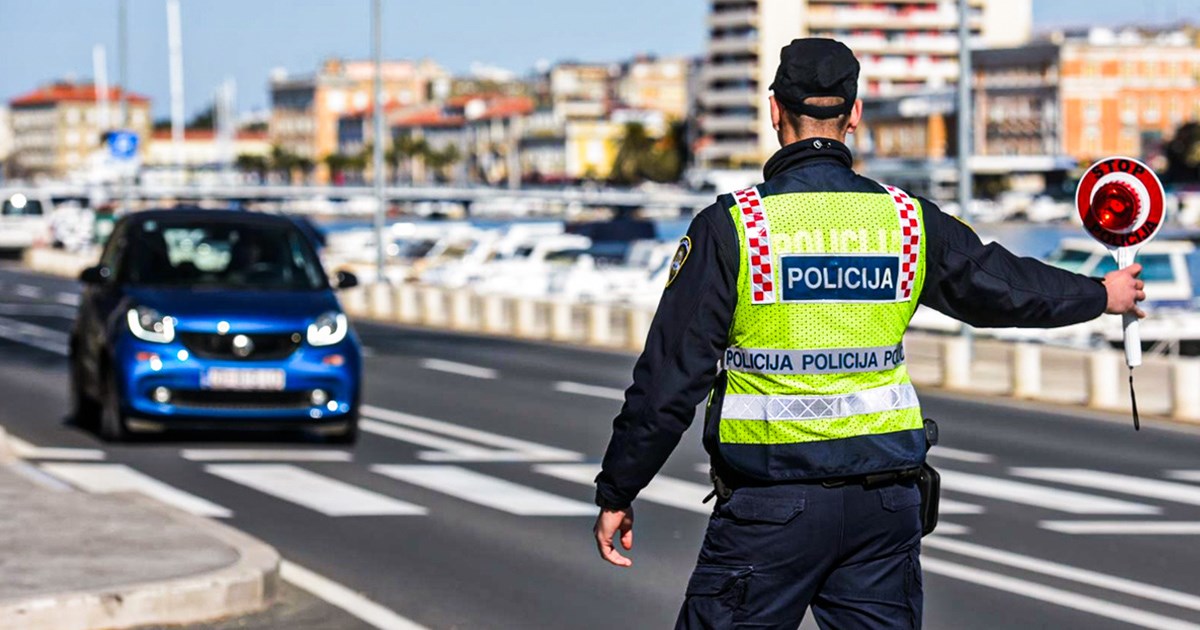 Zadranin pijan i bez vozačke vrijeđao policiju, priveden na sud