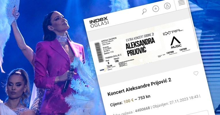 Preprodaju se karte za koncert Aleksandre Prijović, jedna košta i do 100 eura