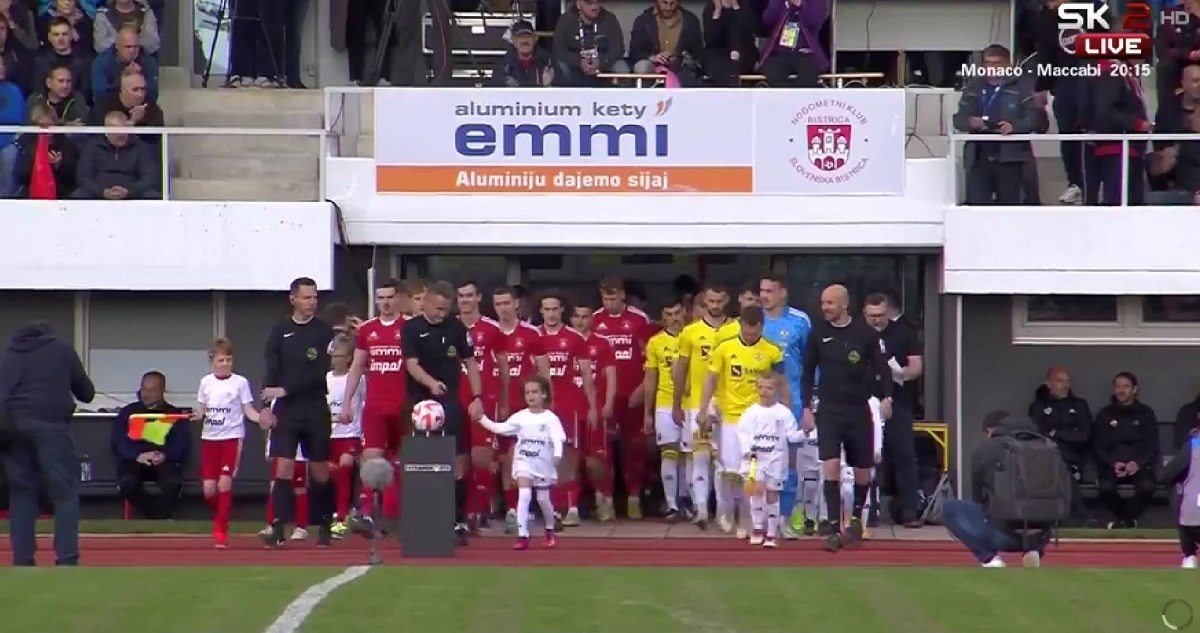 VIDEO Svira himna Lige prvaka dok slovenske momčadi izlaze iz tunela