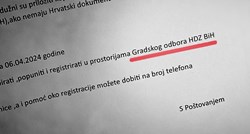 Gong: Mostarski HDZ pozvao ljude da se za izbore prijave u njihovom uredu