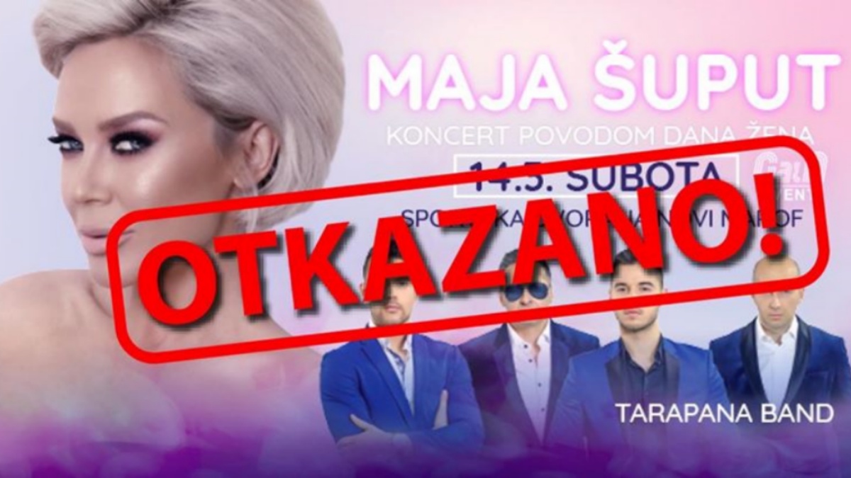 "Uvjeren sam da koncert Maje Šuput nije otkazan zbog koronavirusa"