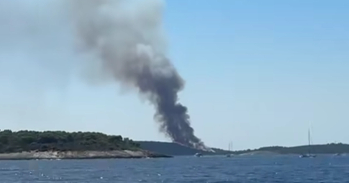 VIDEO Izbio požar na najvećem od Paklenih otoka