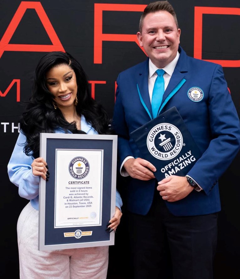 Cardi B ušla u Guinnessovu knjigu rekorda