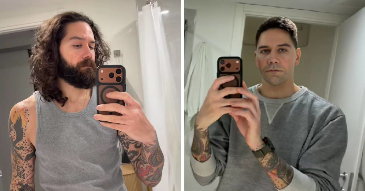 Tip ošišao dugu kosu i bradu, ljudi na TikToku ga mole da se vrati na staro 😅