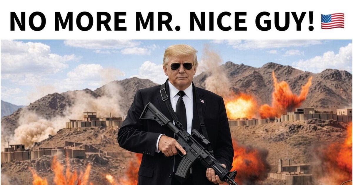 Trump objavio sliku sebe s mitraljezom. Poručio Iranu da se opameti