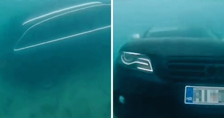 VIDEO Audi završio u moru kod Raba