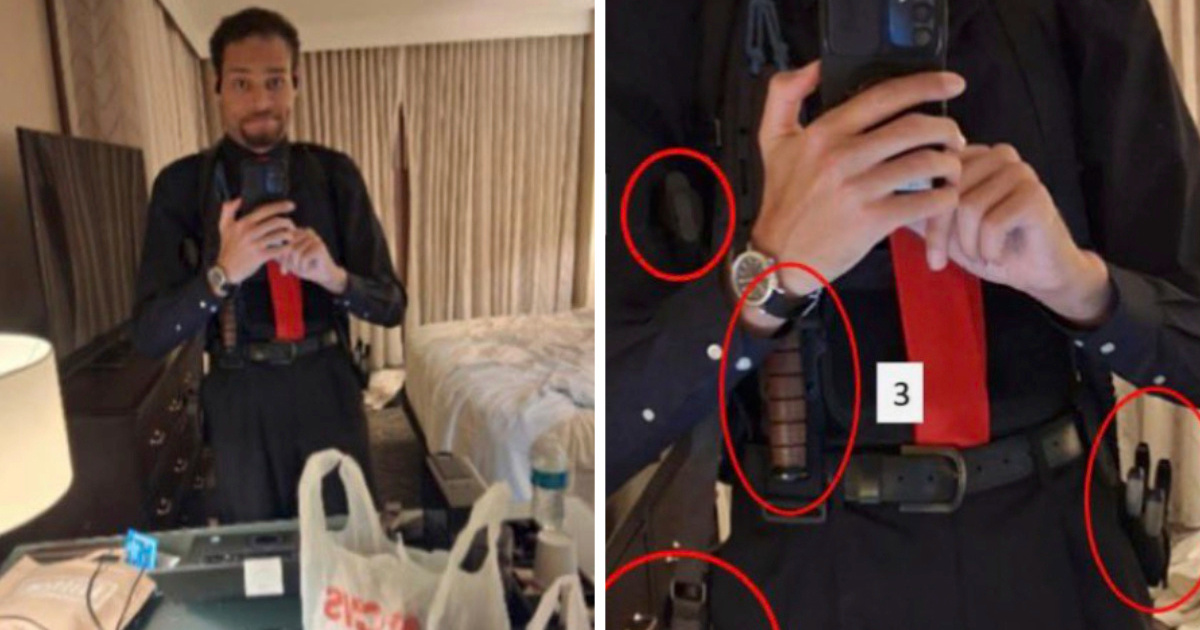 Objavljene selfiji napadača na Trumpovoj gala večeri, pogledajte koliko oružja ima