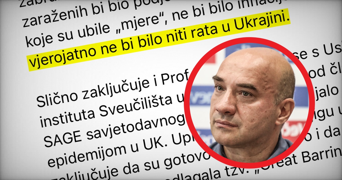 Lauc: Da nije bilo mjera protiv korone, vjerojatno ne bi bilo rata u Ukrajini