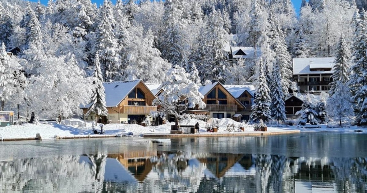 U Kranjskoj Gori nalazi se resort koji izgleda kao da je izašao iz božićnog filma