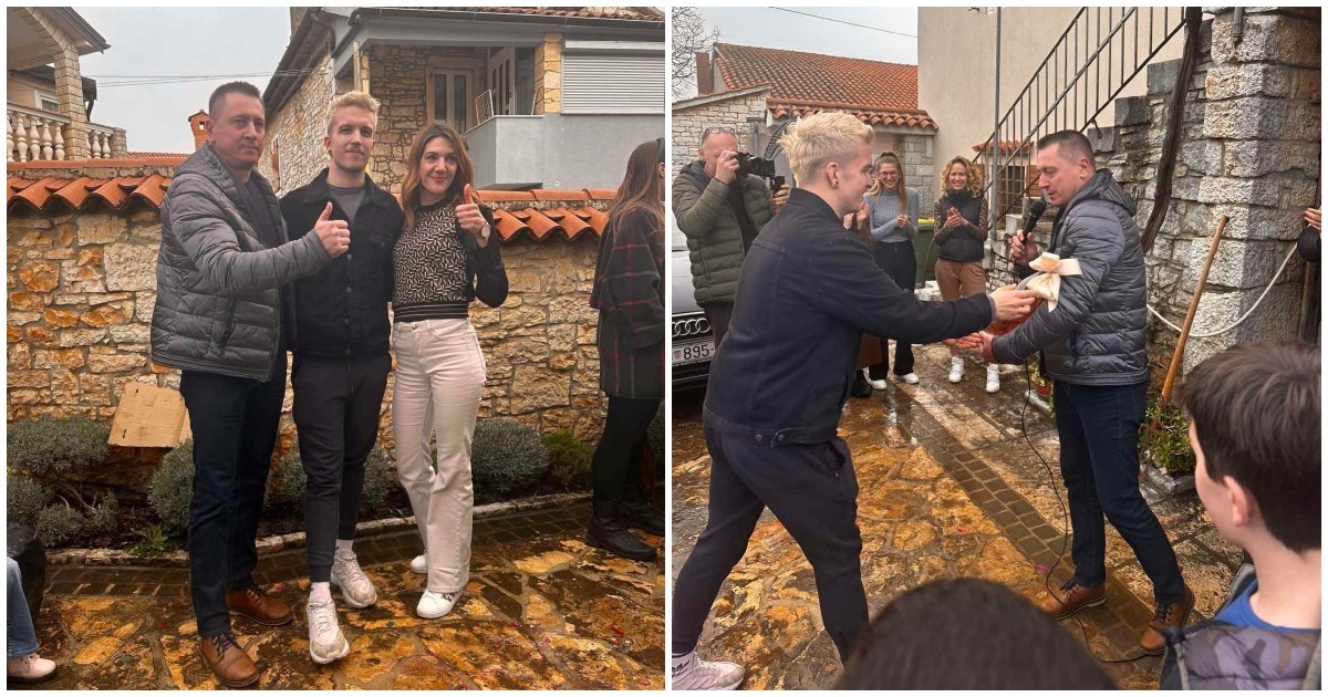 Baby Lasagna se vratio u rodnu Istru, pogledajte kakav doček je imao
