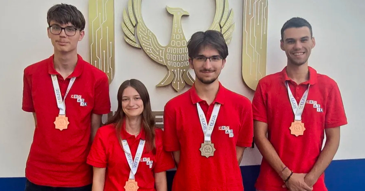 Velik uspjeh hrvatskih učenika. Osvojili četiri medalje na informatičkoj olimpijadi