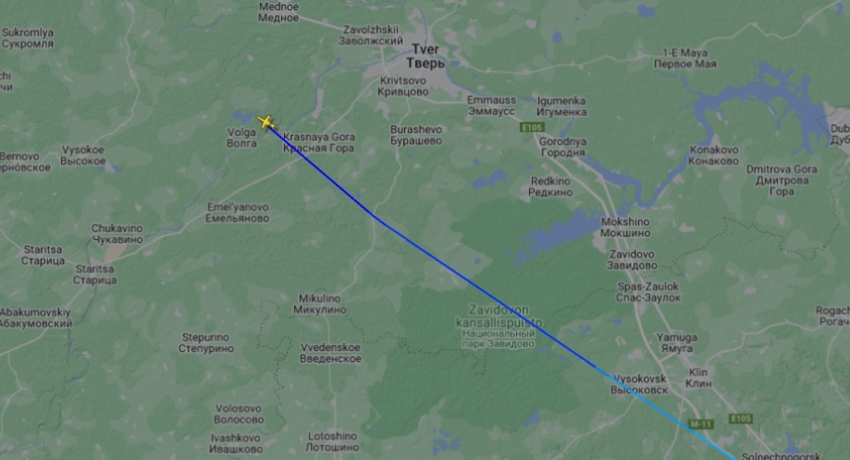 Flightradar24: Ovako je Prigožinov avion letio zadnjih pola sata