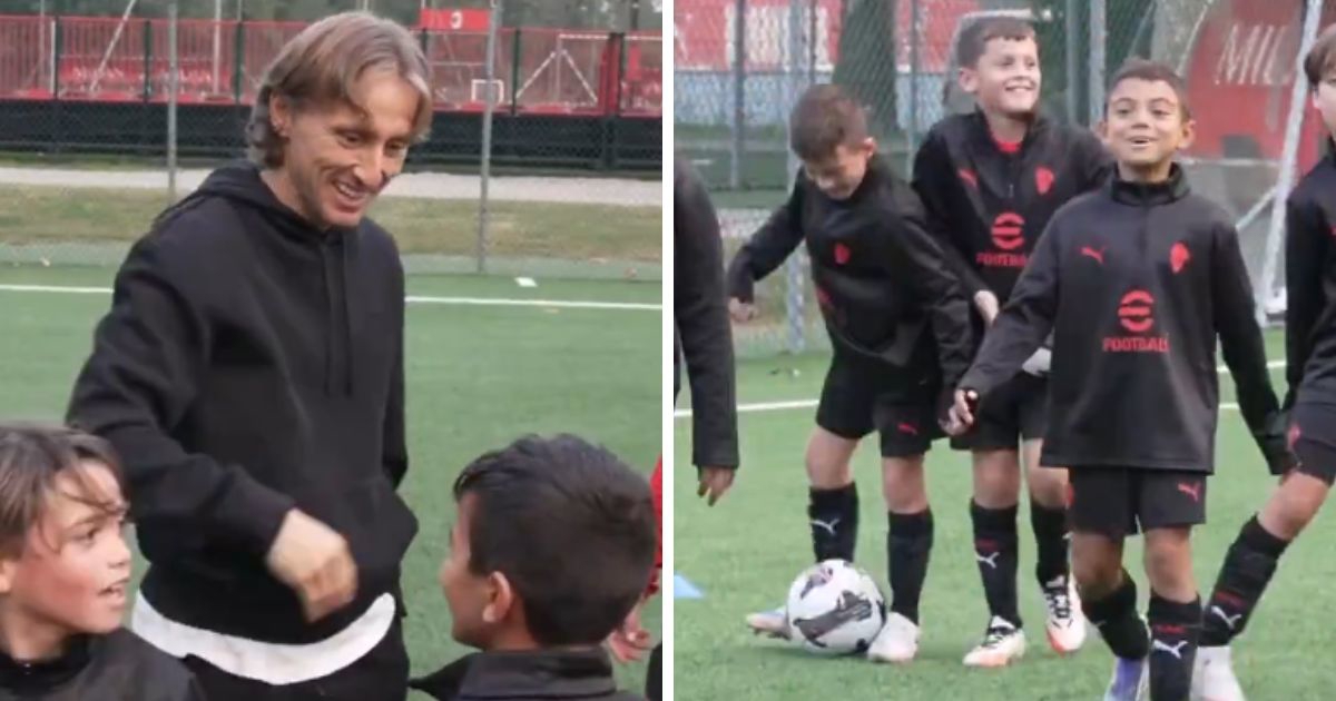 VIDEO Modrić došao u Milanovu akademiju. Reakcija djece odmah je postala hit