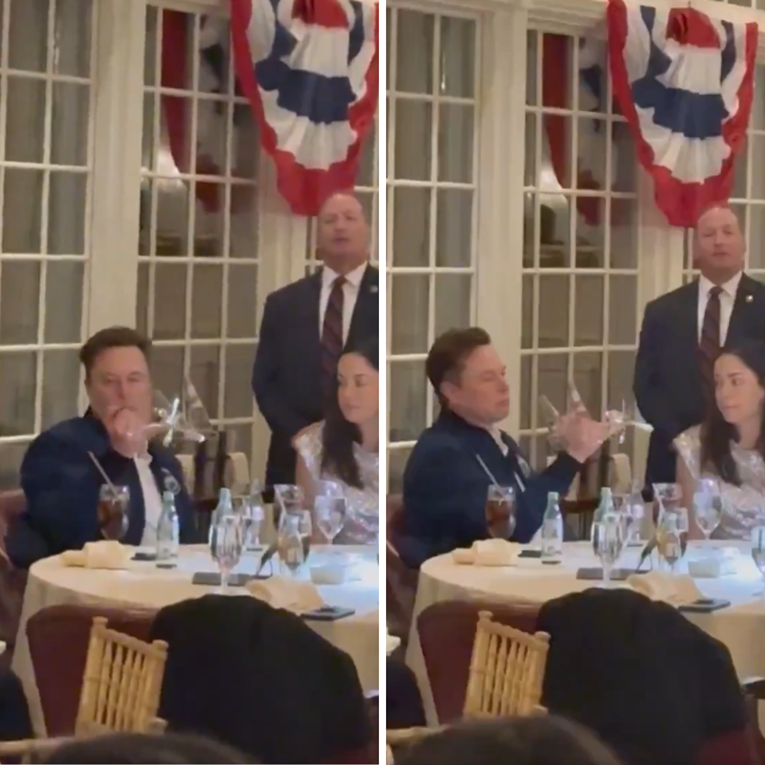 Elon Musk balansirao vilicu i žlice na večeri u Bijeloj kući, Trump bio u blizini