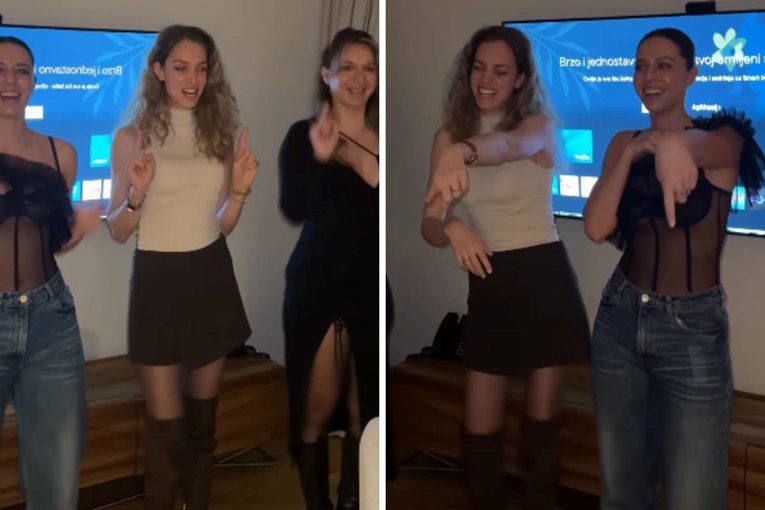 Hana Huljić zaplesala s Domenicom i prijateljicama, mnogi komentiraju njezinu liniju