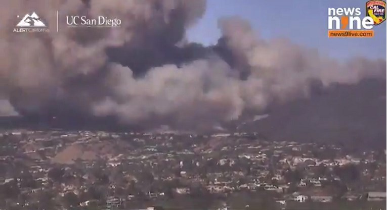 VIDEO Pogledajte timelapse širenja požara u Kaliforniji