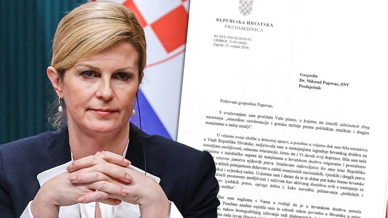 Ovo je bizarno: Kolinda poslala Pupovcu isto pismo kao i 2016.