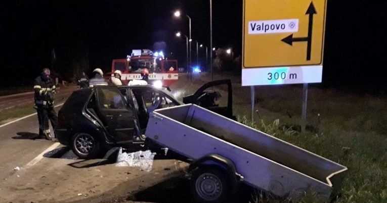 Objavljen uzrok teškog frontalnog sudara kod Valpova u kojem je poginuo vozač (32)