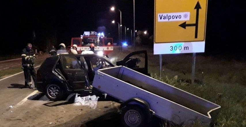 Objavljen uzrok teškog frontalnog sudara kod Valpova u kojem je poginuo vozač (32)