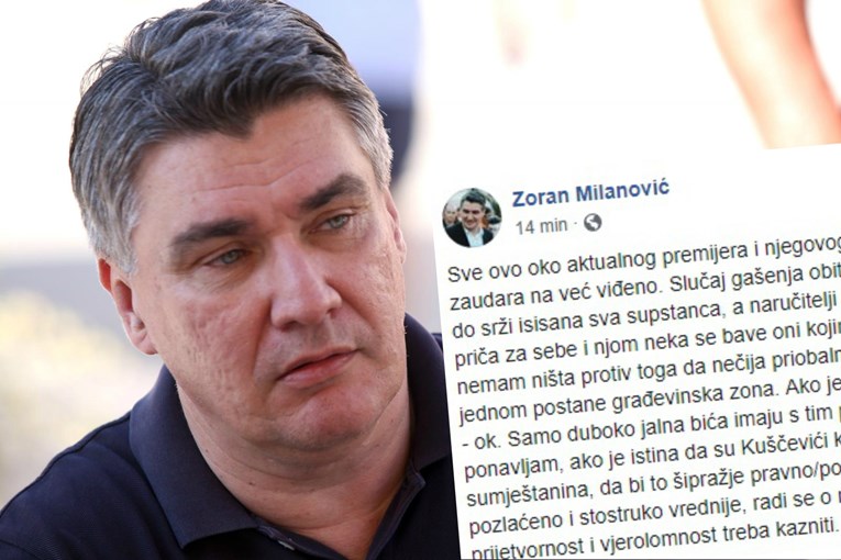 Milanović na Fejsu napao Plenkovića i Kuščevića