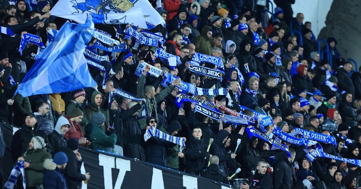 Osijek će danas s tribina gledati najviše ljudi od 2009. I tada je gostovao Hajduk