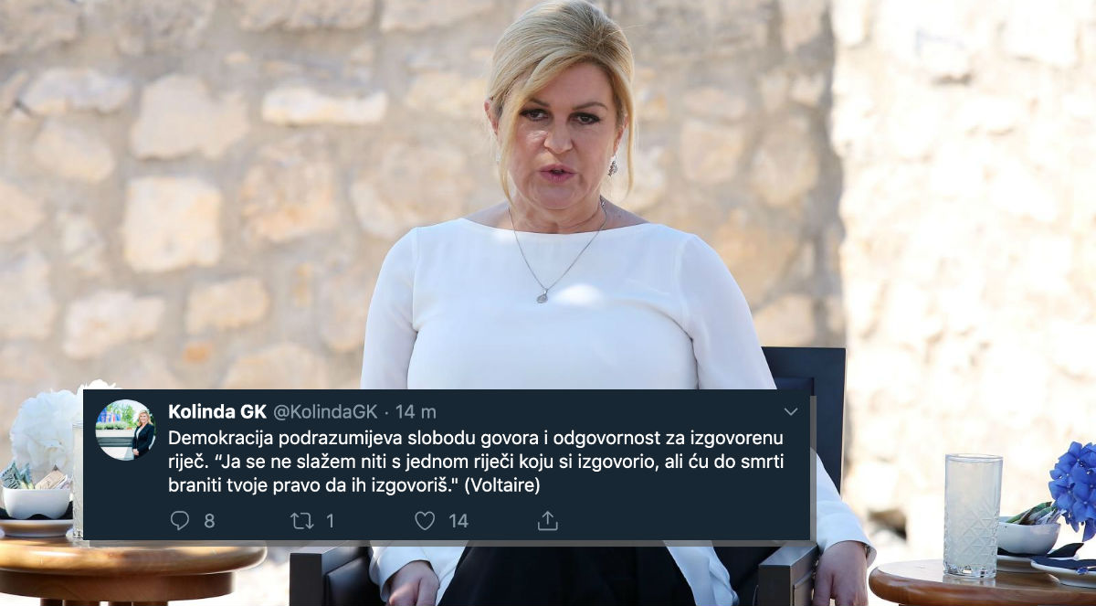 Kolinda komentirala uhićenje Indexovog novinara