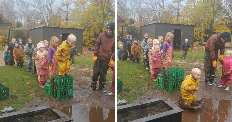 Snimka iz danskog vrtića dokazuje da su djeca najsretnija dok se igraju u blatu
