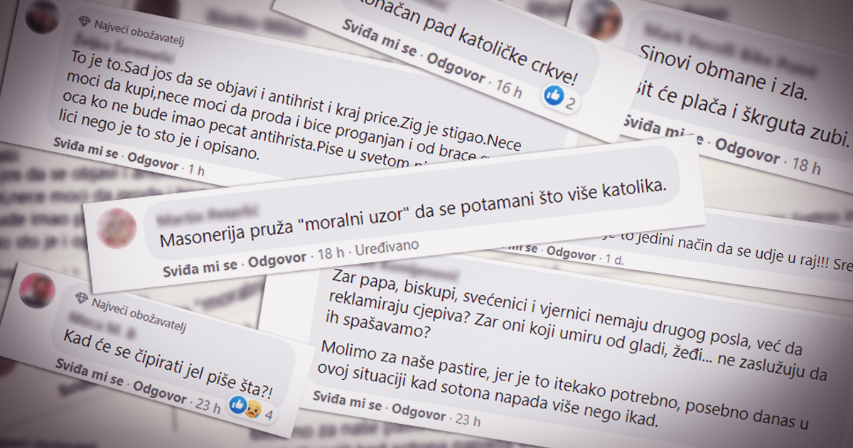Papa Franjo se cijepio, hrvatski katolički fanatici podivljali: Sotone, sinovi zla