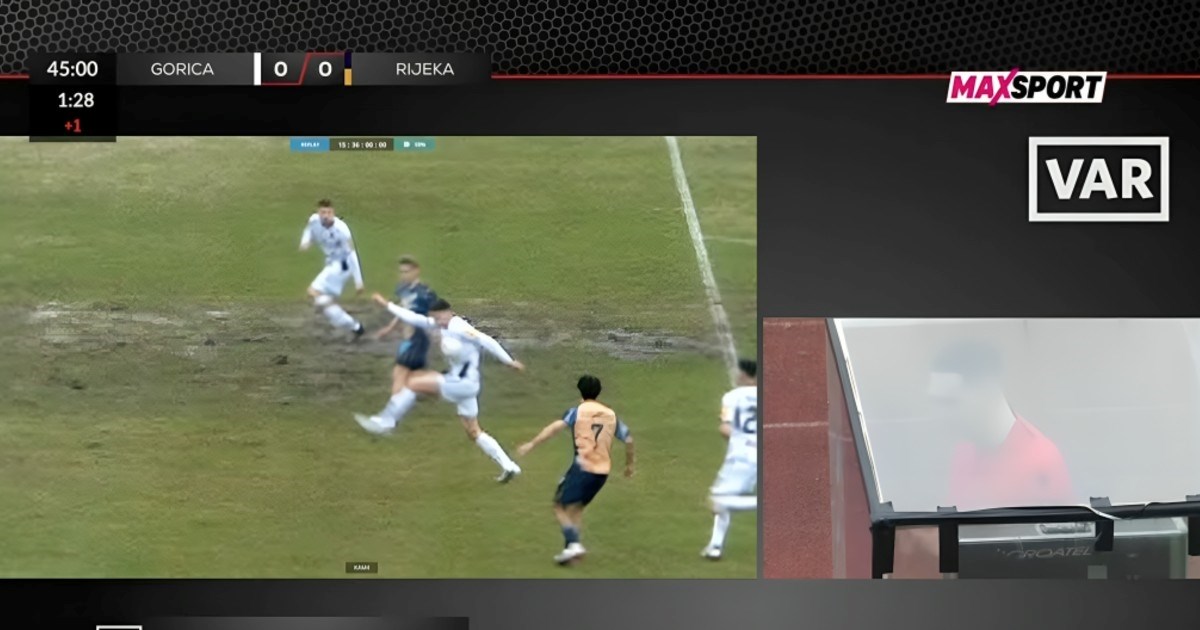 Pogledajte što je Čulina sudio kao penal za Rijeku. Spasio ga je VAR