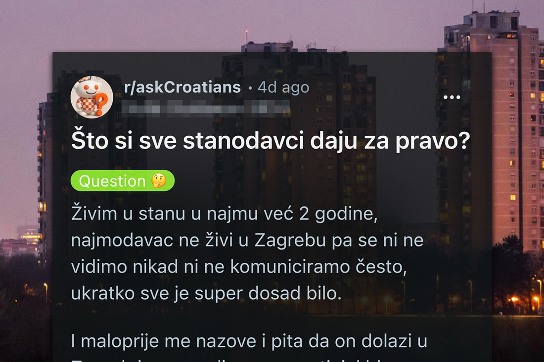 Hrvatica (27) otkrila kakav je "neugodan" zahtjev dobila od stanodavca: "On ima 50+"