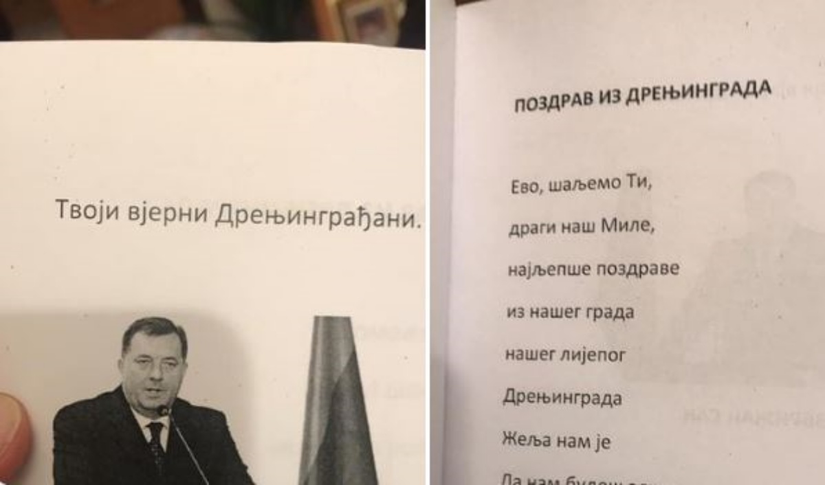 Žena iz Drvara je napisala zbirku poezije posvećenu Miloradu Dodiku