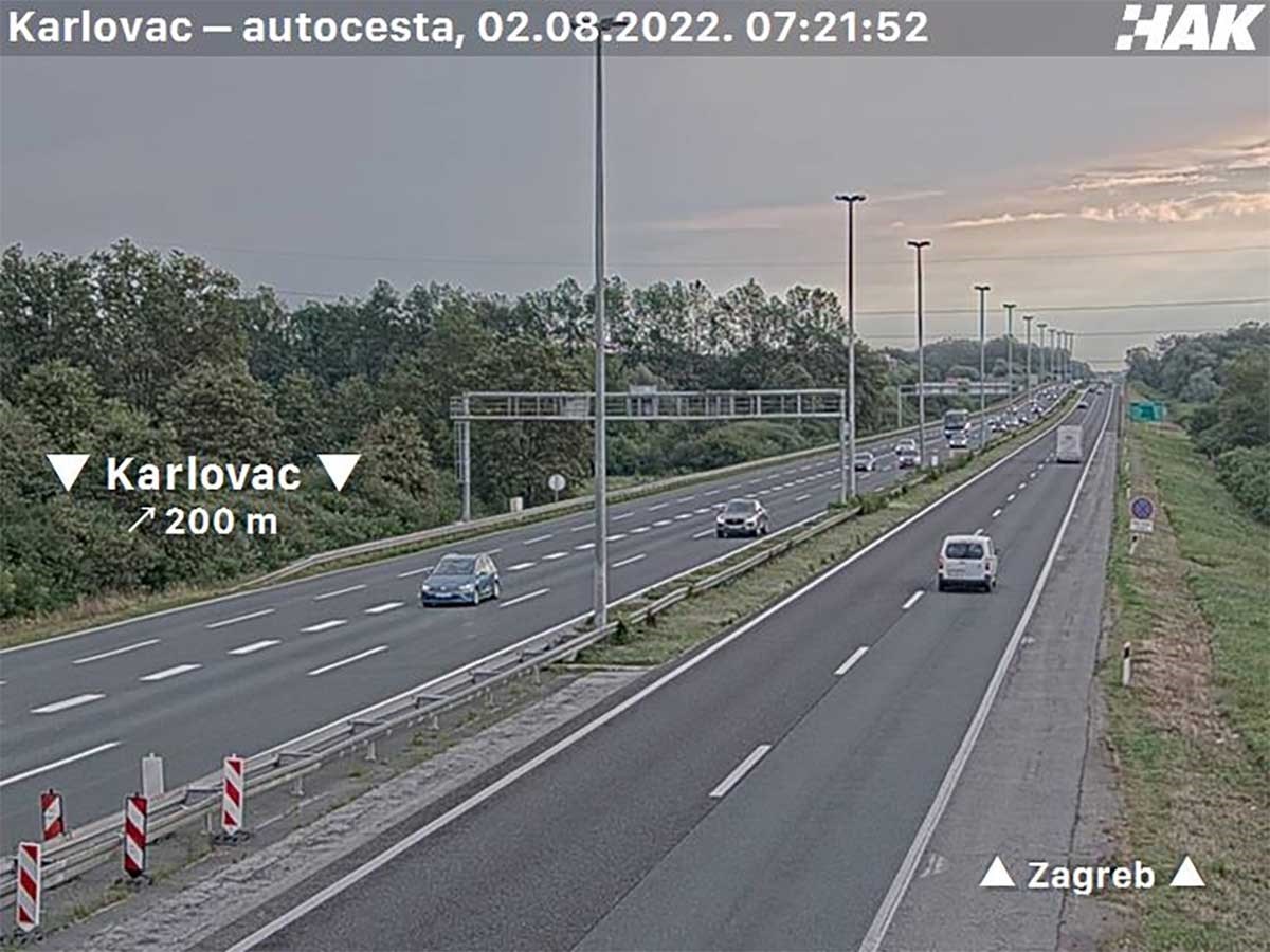 Ceste mokre u Gorskom kotaru, danas nema gužvi na autocestama