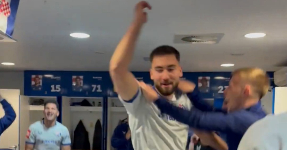 Dinamo podijelio video iz svlačionice. Pogledajte ludo slavlje