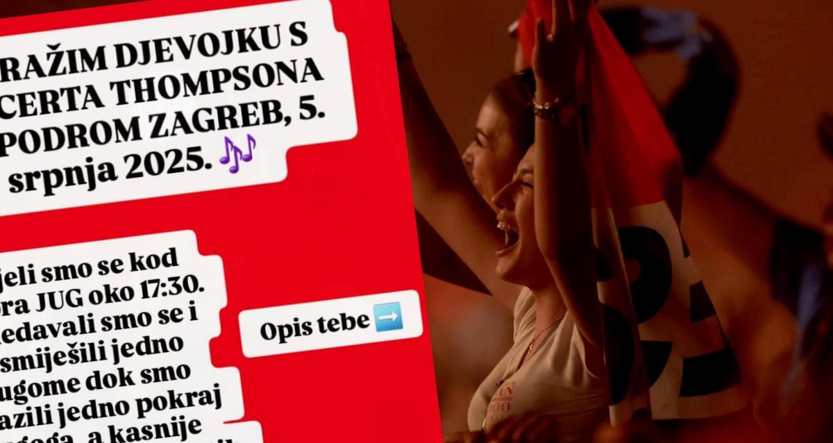 Na Thompsonu iskre frcale na sve strane: "Tražim curu koju sam nosio na ramenima"