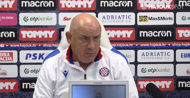 Trener ne zna da Hajduk čeka pobjedu 2 mjeseca. Odgovorio na žestoke izjave Jurića 
