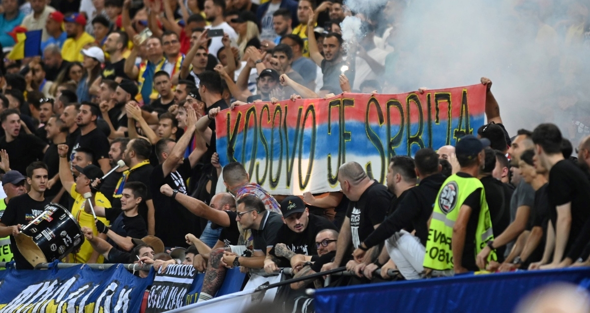 UEFA izrekla kaznu Rumunjskoj zbog transparenta "Kosovo je Srbija"