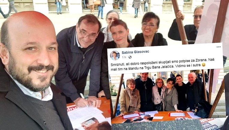 SDP-ovci se žale da su se smrzli na Trgu, a u Zagrebu bilo 11 stupnjeva