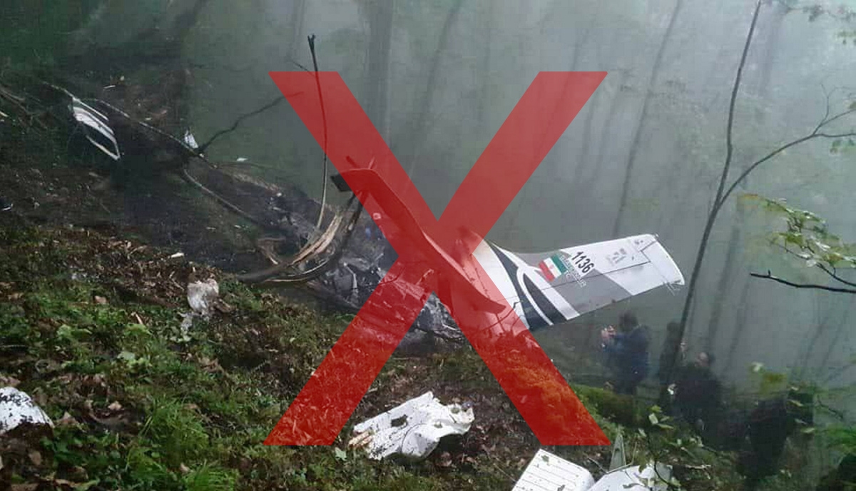 Ovo nije slika helikoptera u kojem je poginuo iranski predsjednik