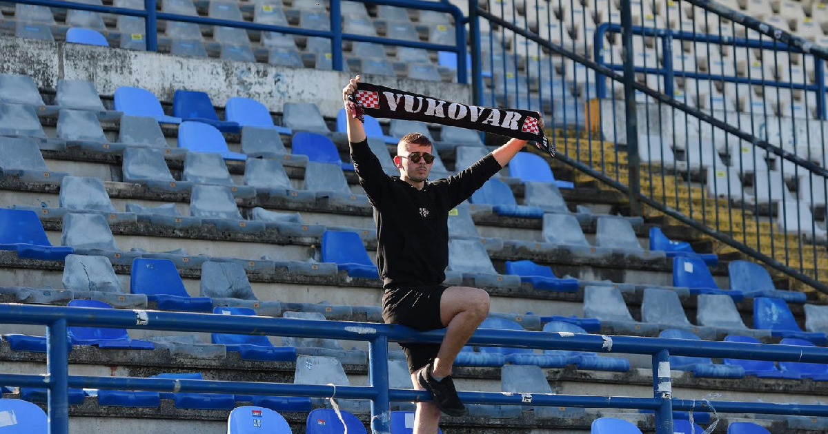 FOTO Navijač Vukovara sam došao na gostujuću tribinu. Klub mu se odmah javio
