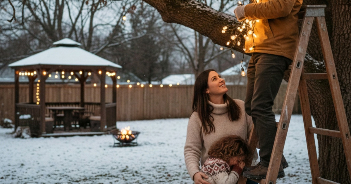 Djevoj&#x10D;ica preklinjala mamu da ne postavlja lampice, a poruka tati osvojila internet