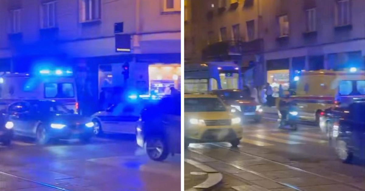 VIDEO Sudar auta i tramvaja u Zagrebu. Dvije osobe ozlijeđene