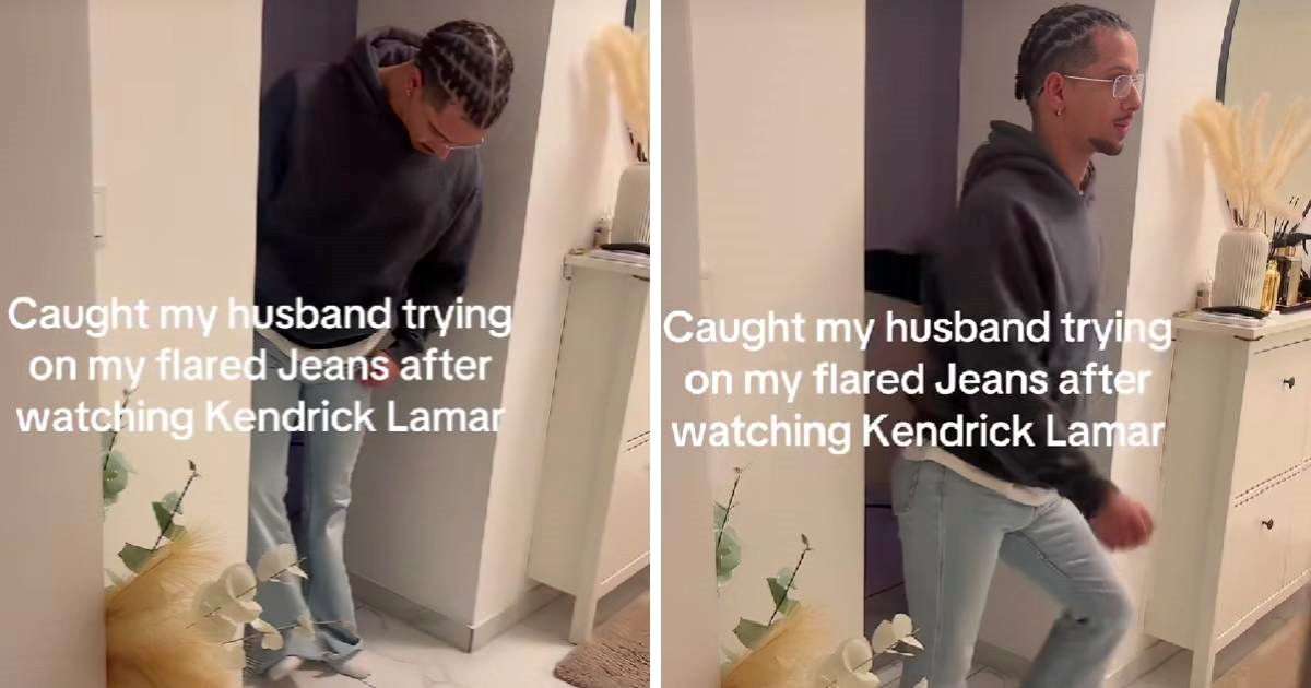 41 mil. pregleda: Uhvatila muža kako isprobava njene traperice, video je totalni hit