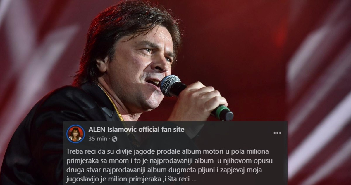 Alen Islamović preko fan profila: "Poklonite mi se, sa mnom ste prodali te ploče"