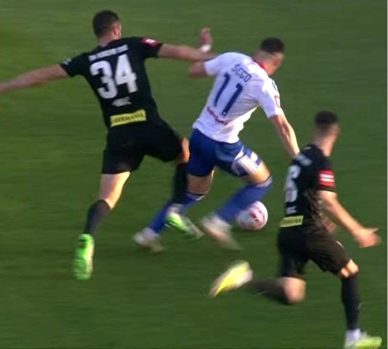 Pogledajte sporne situacije s utakmice Hajduka. Jesu li odluke ispravne?