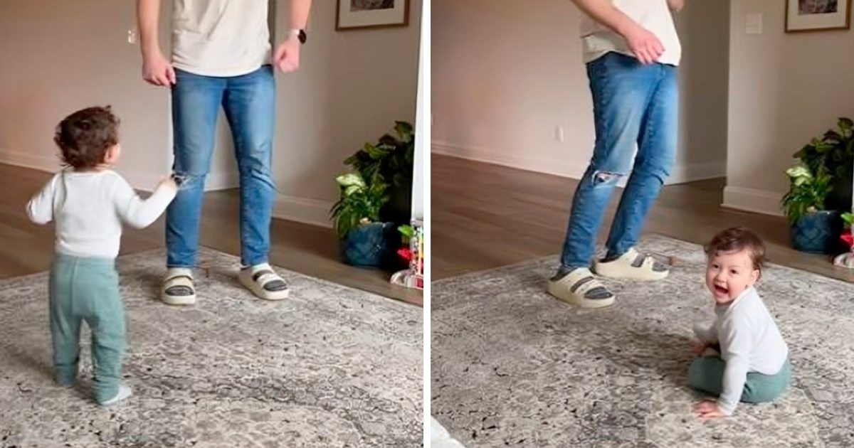 Roditelji pokušavali naučiti sina kako skočiti, njegovi pokušaji nasmijali milijune